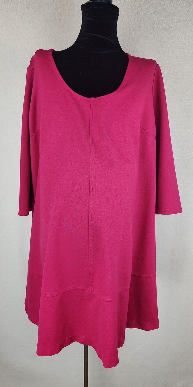 The nines by hatch Top Womens L pink Maternity pregnancy pregnant baby bump